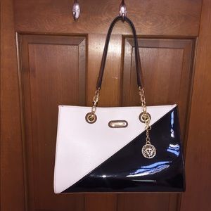 Anne Klein large leather tote